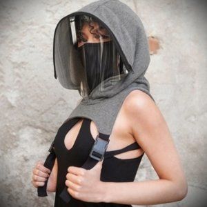 The Haught Hood - Protective Shield Hood- Grey
